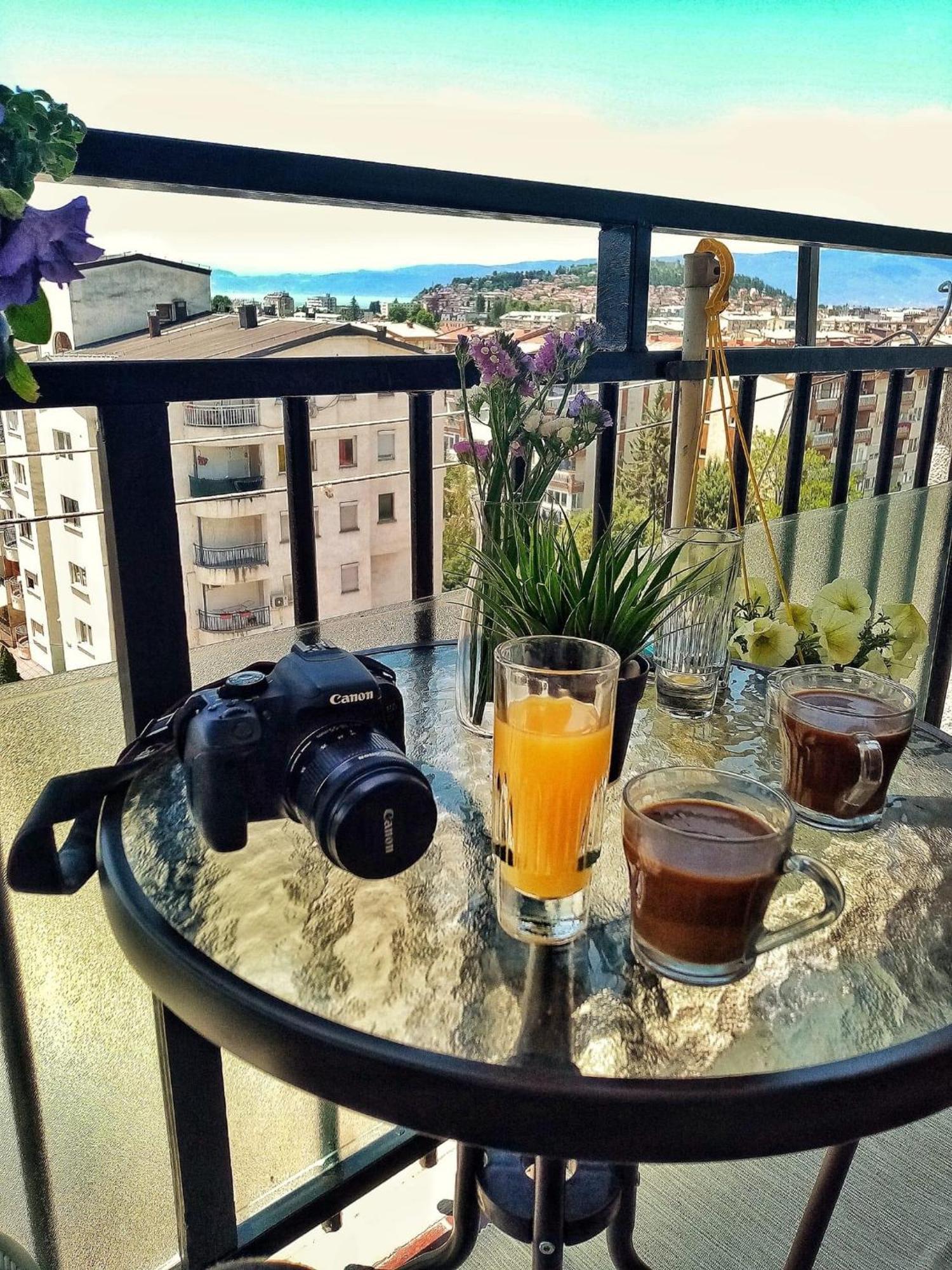 Nadia Apartment Ohrid With Lake View Екстер'єр фото