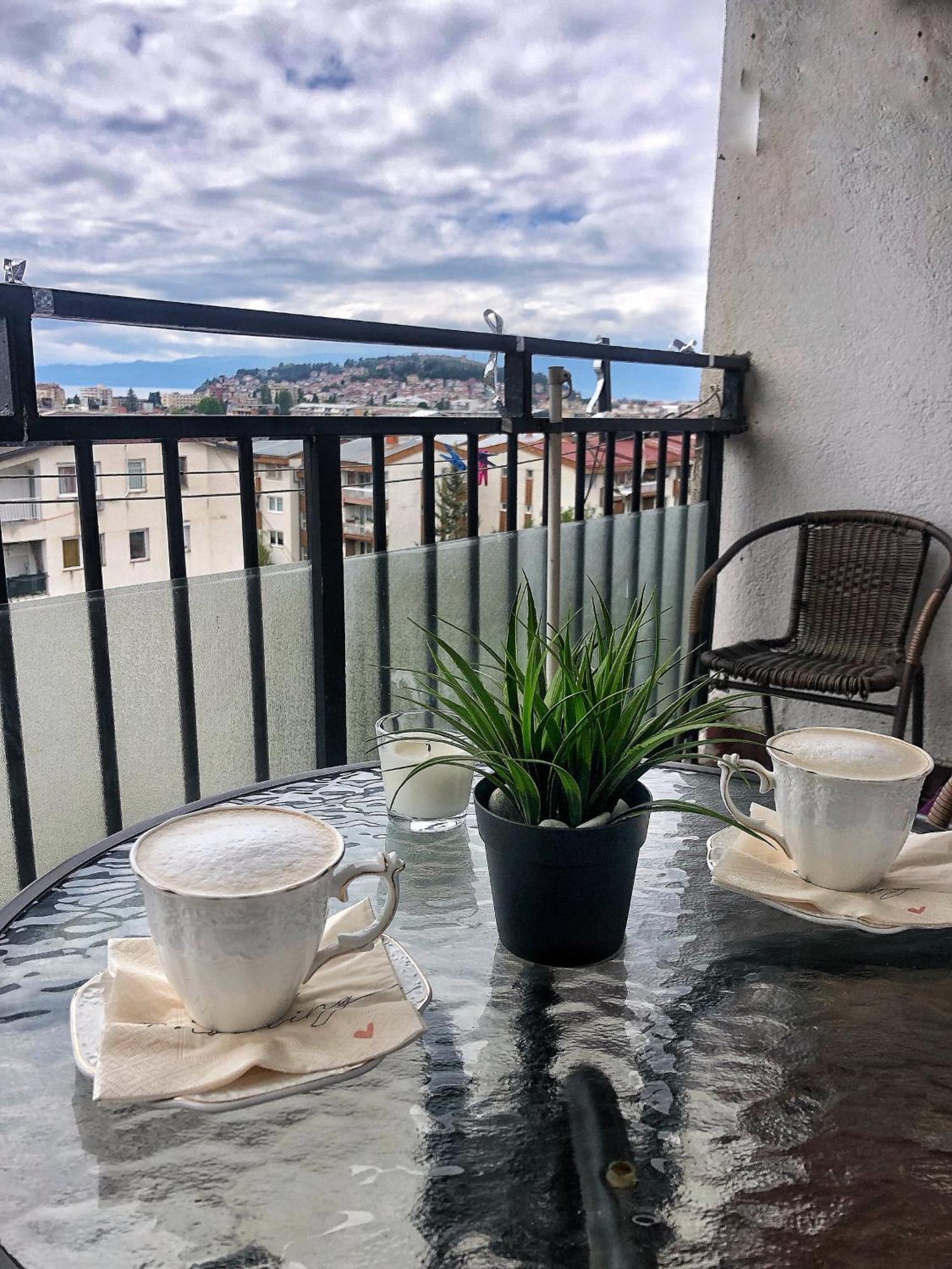 Nadia Apartment Ohrid With Lake View Екстер'єр фото